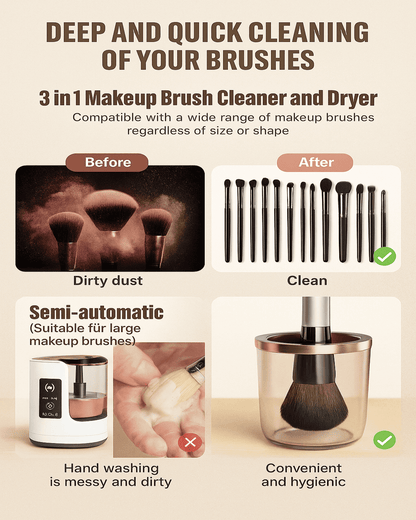 GLAMRINSE™ Pro Makeup Brush Cleaner